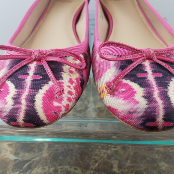 Saks Fifth Avenue Pink Tie Dye Ballet Flats 7.5 - Picture 4 of 8